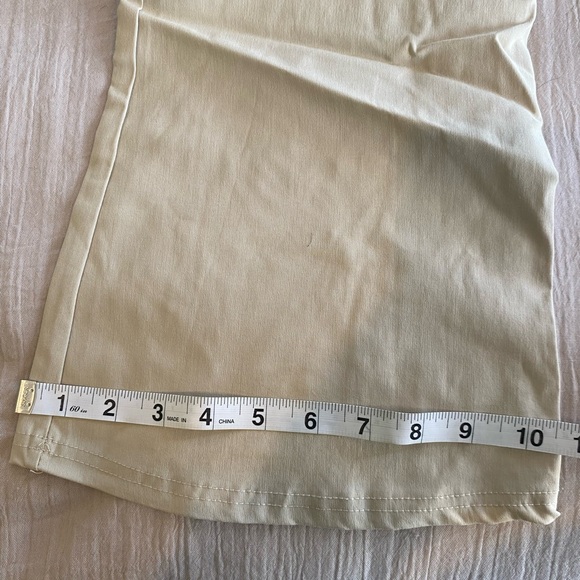 PLT Strapless Cream Slim Jumpsuit Size 8 - Picture 7 of 9